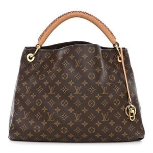 Louis Vuitton Brown and Tan Monogram Tote